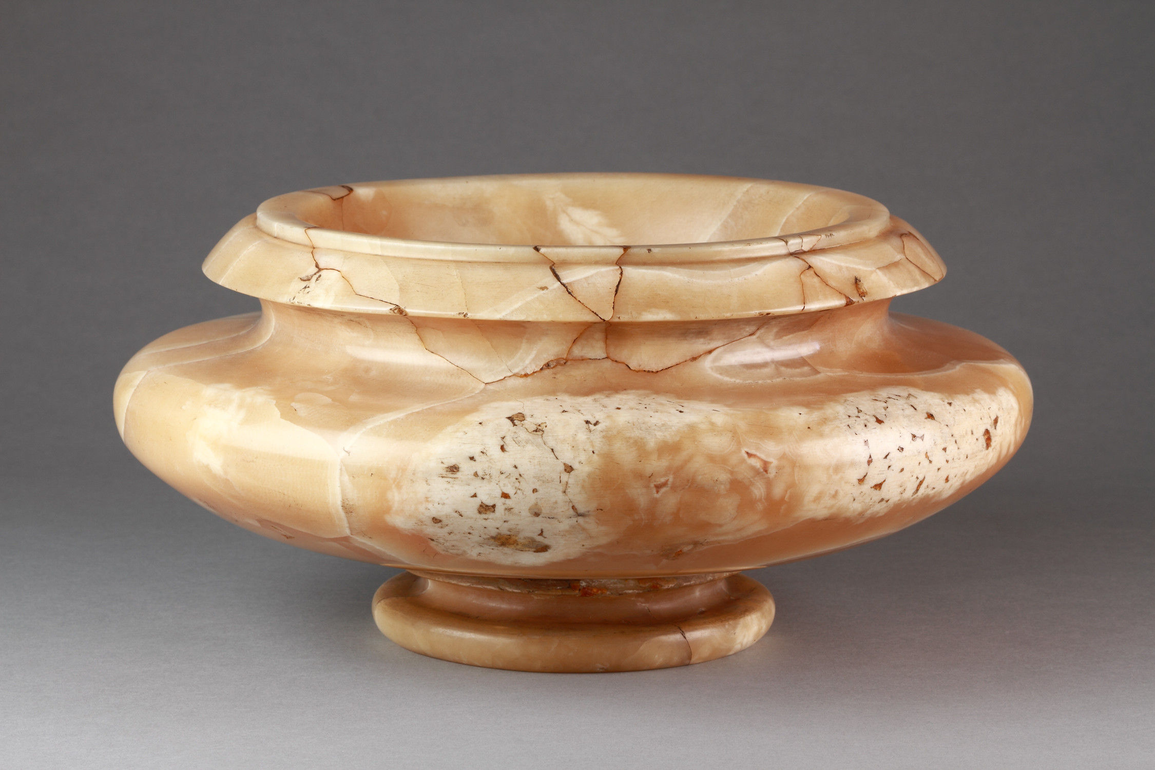 Ancient Romano-Egyptian Large Alabaster Bowl